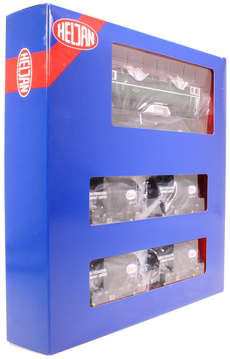 Class 33 - BR Green - D6501 + 4 Esso Tanks - OO Scale - Train Pack