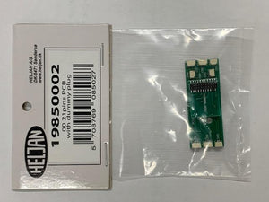 OO gauge 21-pins PCB w. dummyplug