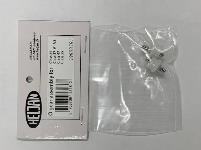 Complete gear assembly for O gauge – Heljan
