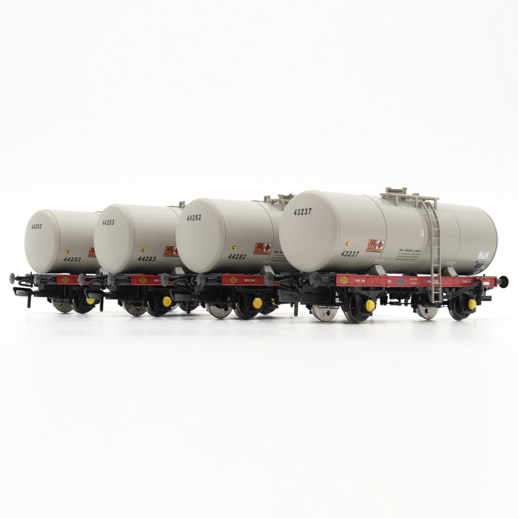 35T 'A' Tank - Esso Grå (Plain) - Pakke 1 - OO Skala- Quad Pakke