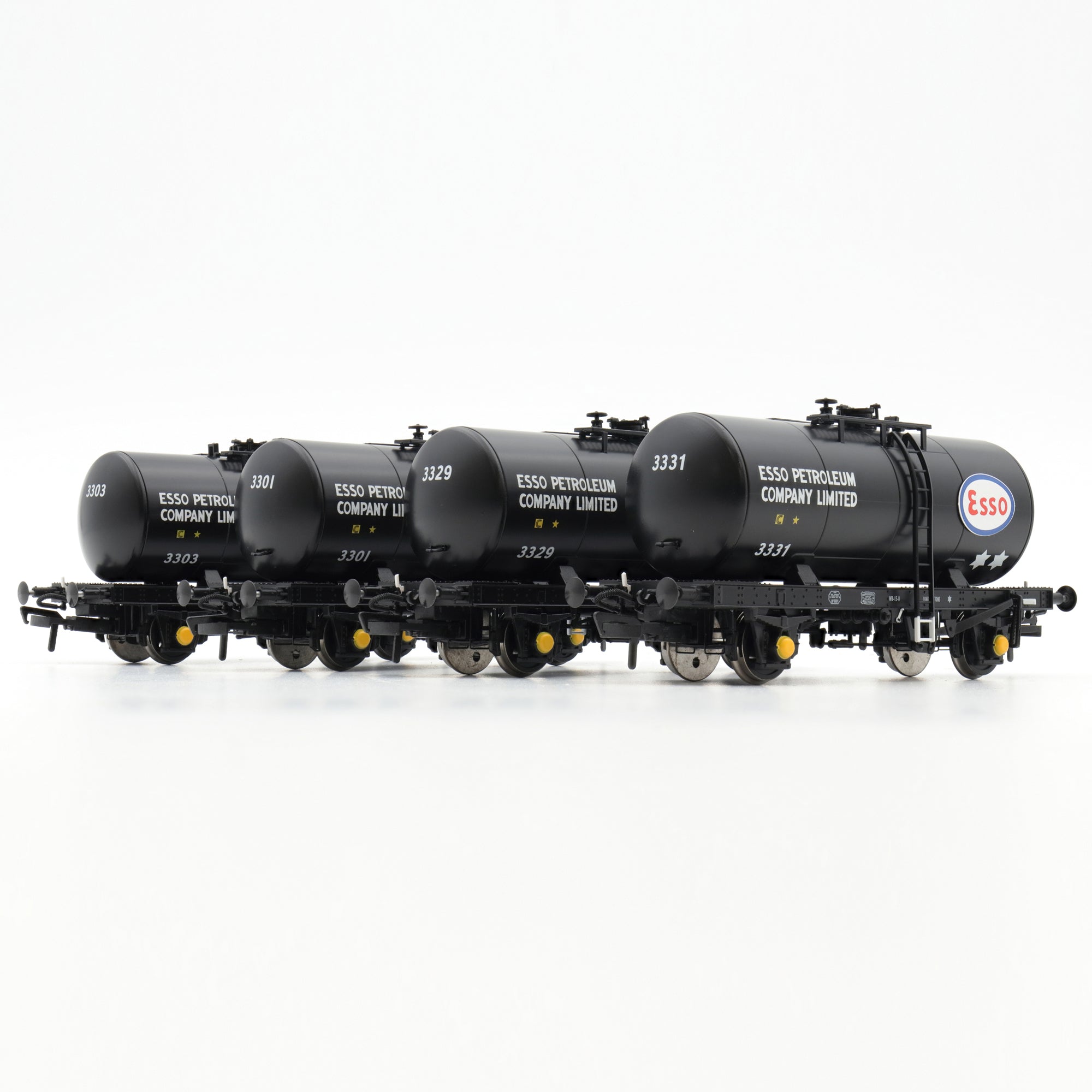 35T 'B' Tank - Esso (Lettering) - Pack 1 - OO Scale - Quad Pack