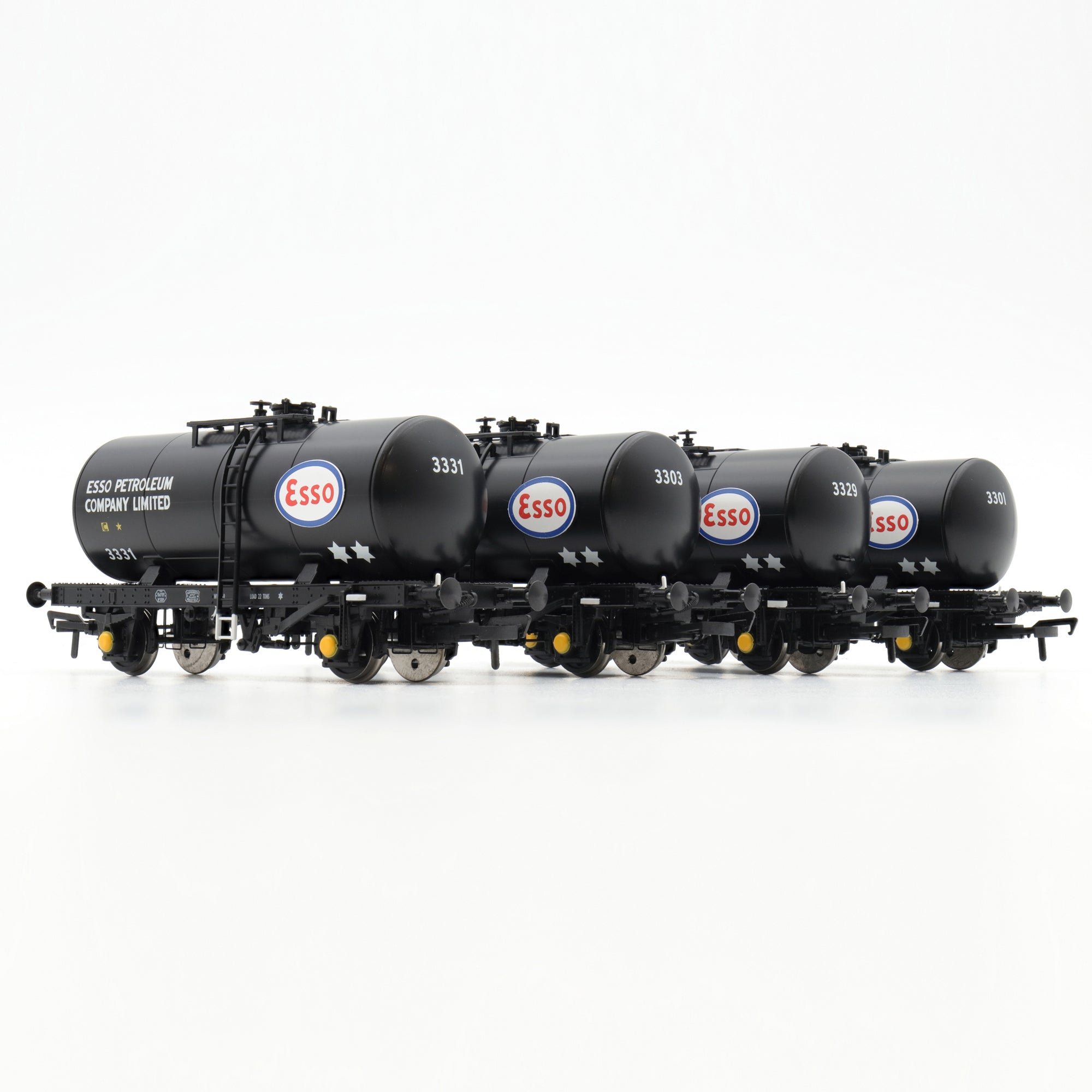 35T 'B' Tank - Esso (Lettering) - Pack 1 - OO Scale - Quad Pack