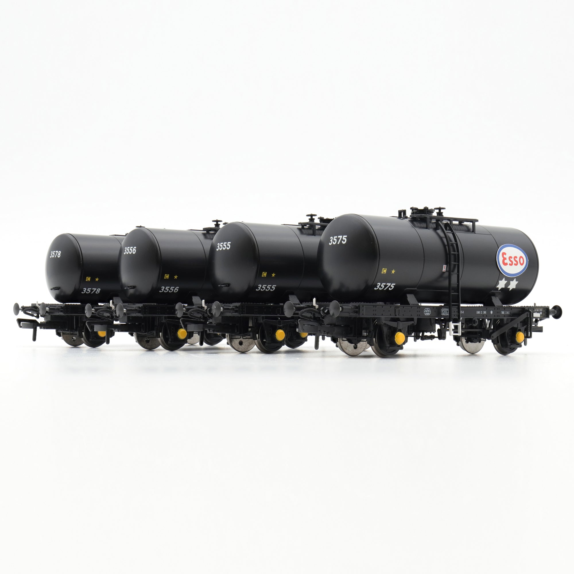 35T 'B' Tank - Esso (No Lettering)  - Pack 1 - OO Scale - Quad Pack