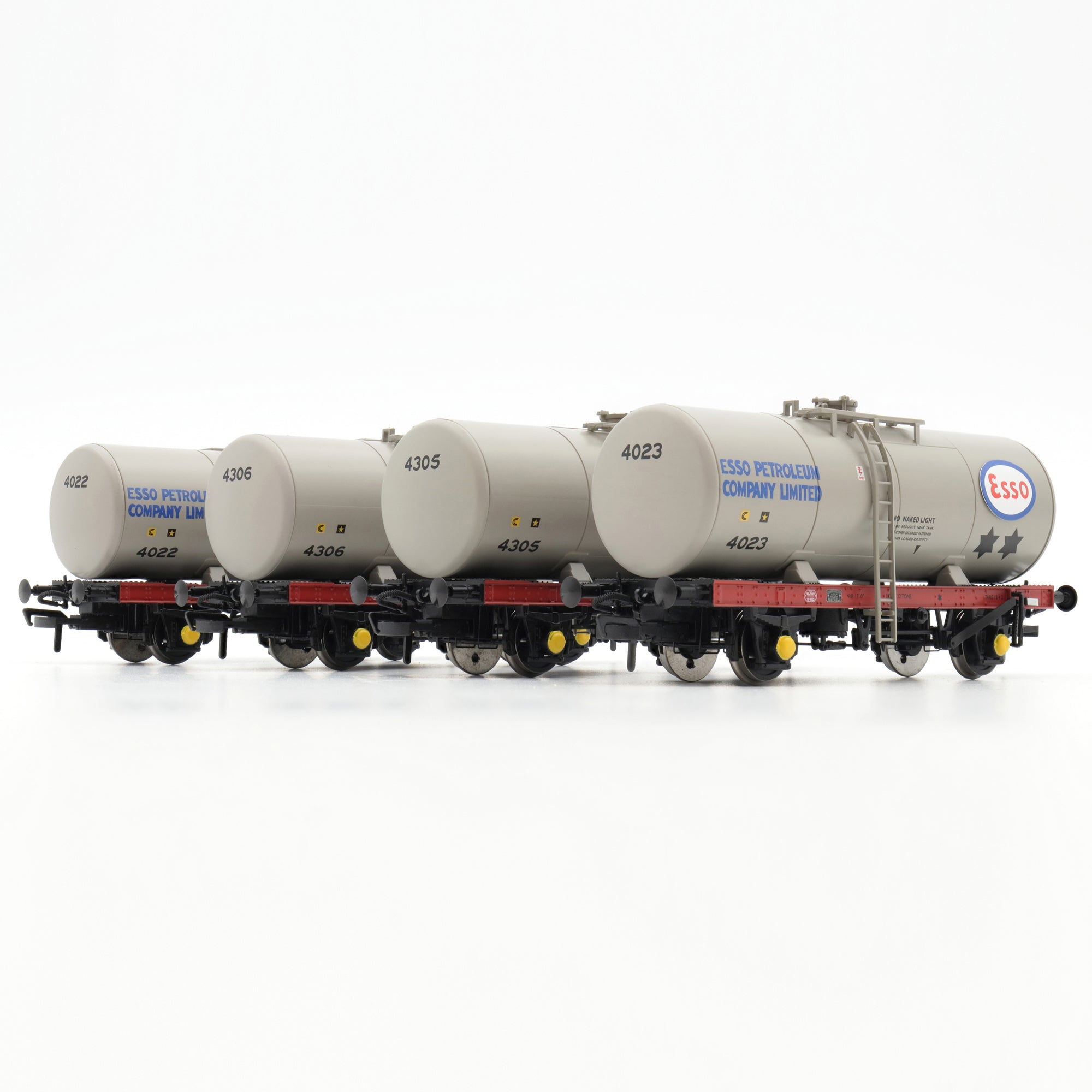 35T 'A' Tank - Esso Grå - Pakke 1 - OO Skala- Quad Pakke