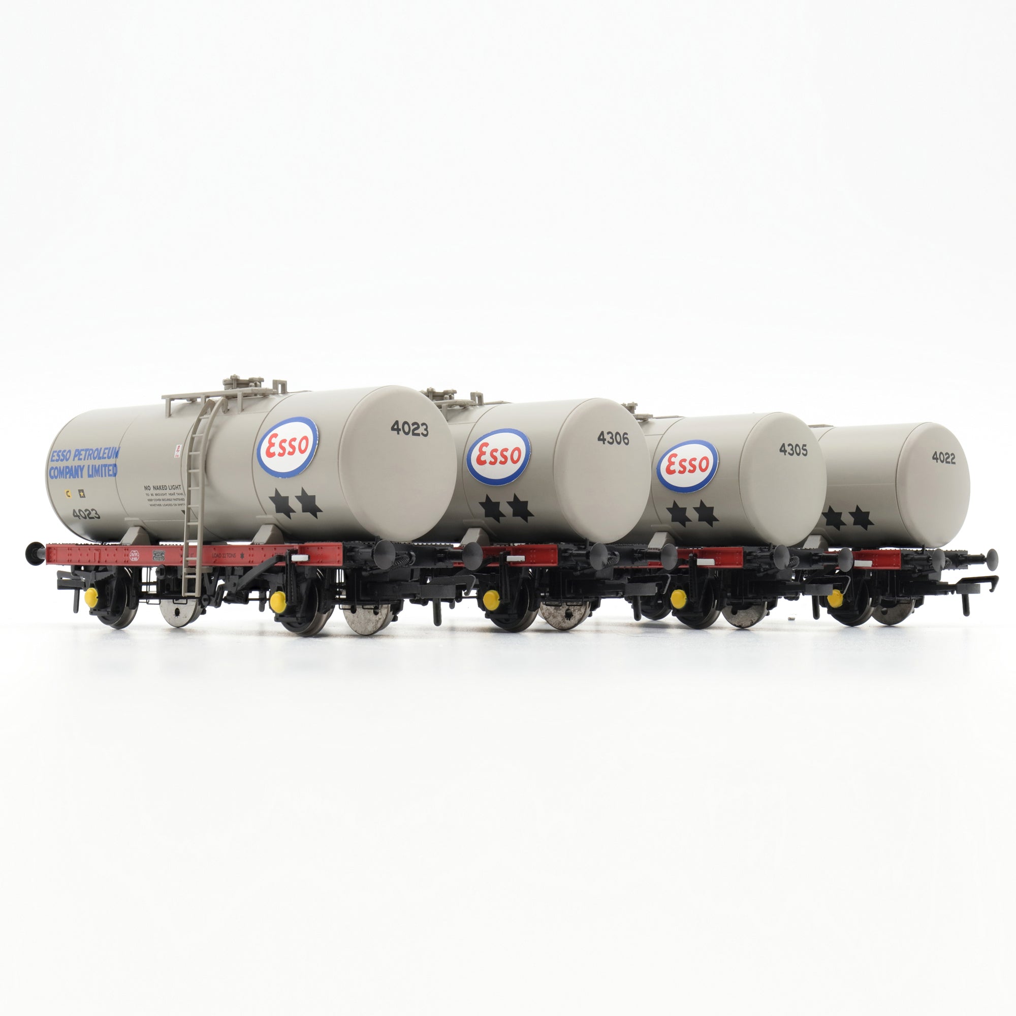 35T 'A' Tank - Esso Grå - Pakke 1 - OO Skala- Quad Pakke