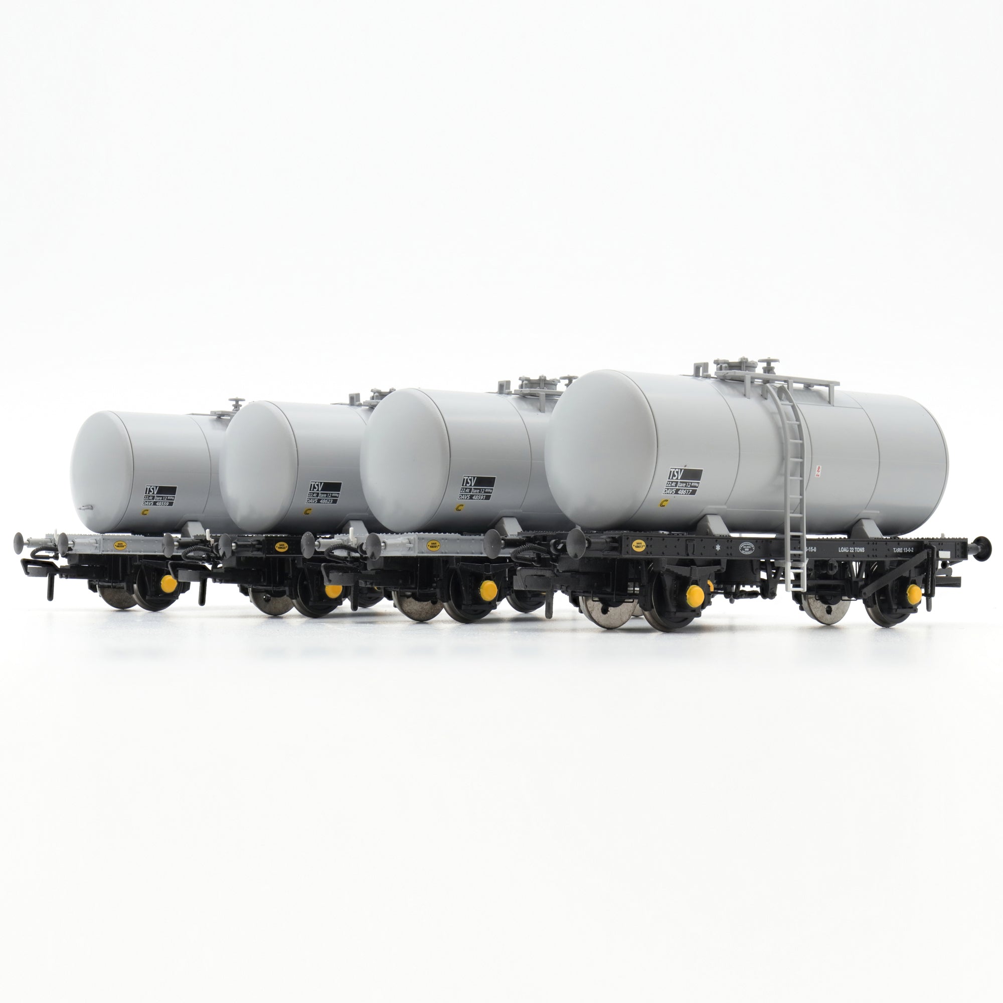 35T 'B' Tank - TSV Molasses - Pack 1 - OO Scale- Quad Pack