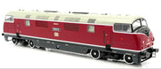 Klasse 42 - DB Rød/Grå - V220 021 - OO Skala - DCC Lyd Installeret