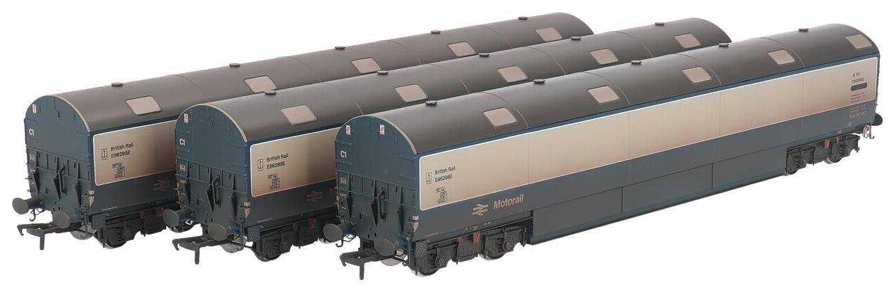 Newton Chambers - BR Blå/Grå - E96288/89E/93E - OO Skala - Triple Pakke