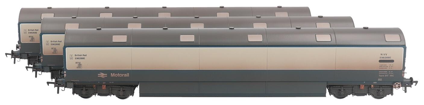 Newton Chambers - BR Blå/Grå - E96288/89E/93E - OO Skala - Triple Pakke