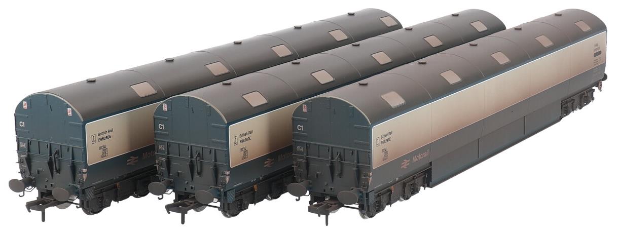 Newton Chambers - BR Blå/Grå - E96288/89E/93E - OO Skala - Triple Pakke