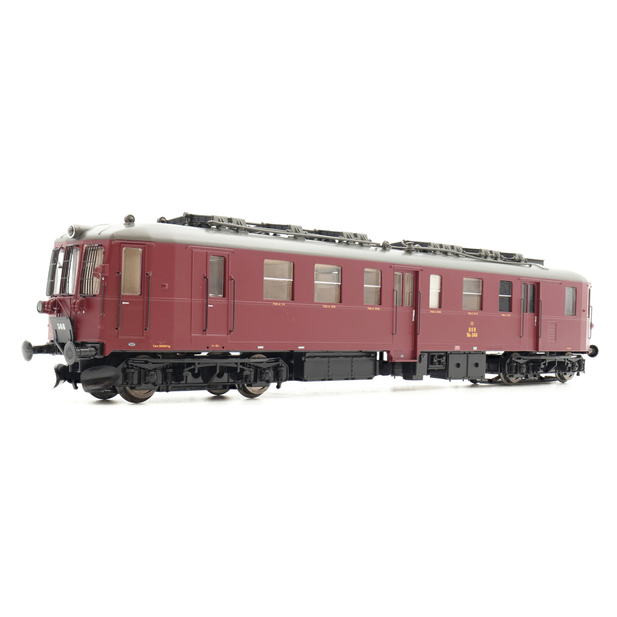 DSB MO - 4-Akslet - 568 - HO Skala - DCC Lyd Udstyret (AC)