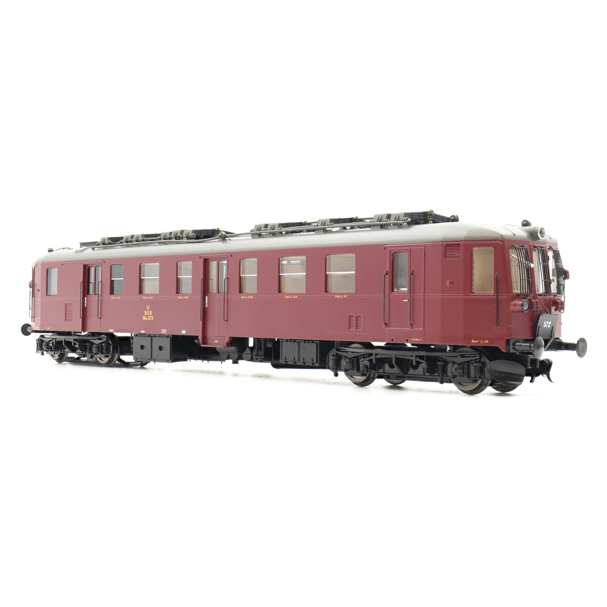 DSB MO - 4-Akslet - 572 - HO Skala - DCC Lyd Udstyret (AC)