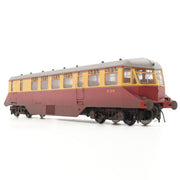 GWR AEC Railcar - BR Crimson/Creme - W20W - OO Skala - Vejrslidt