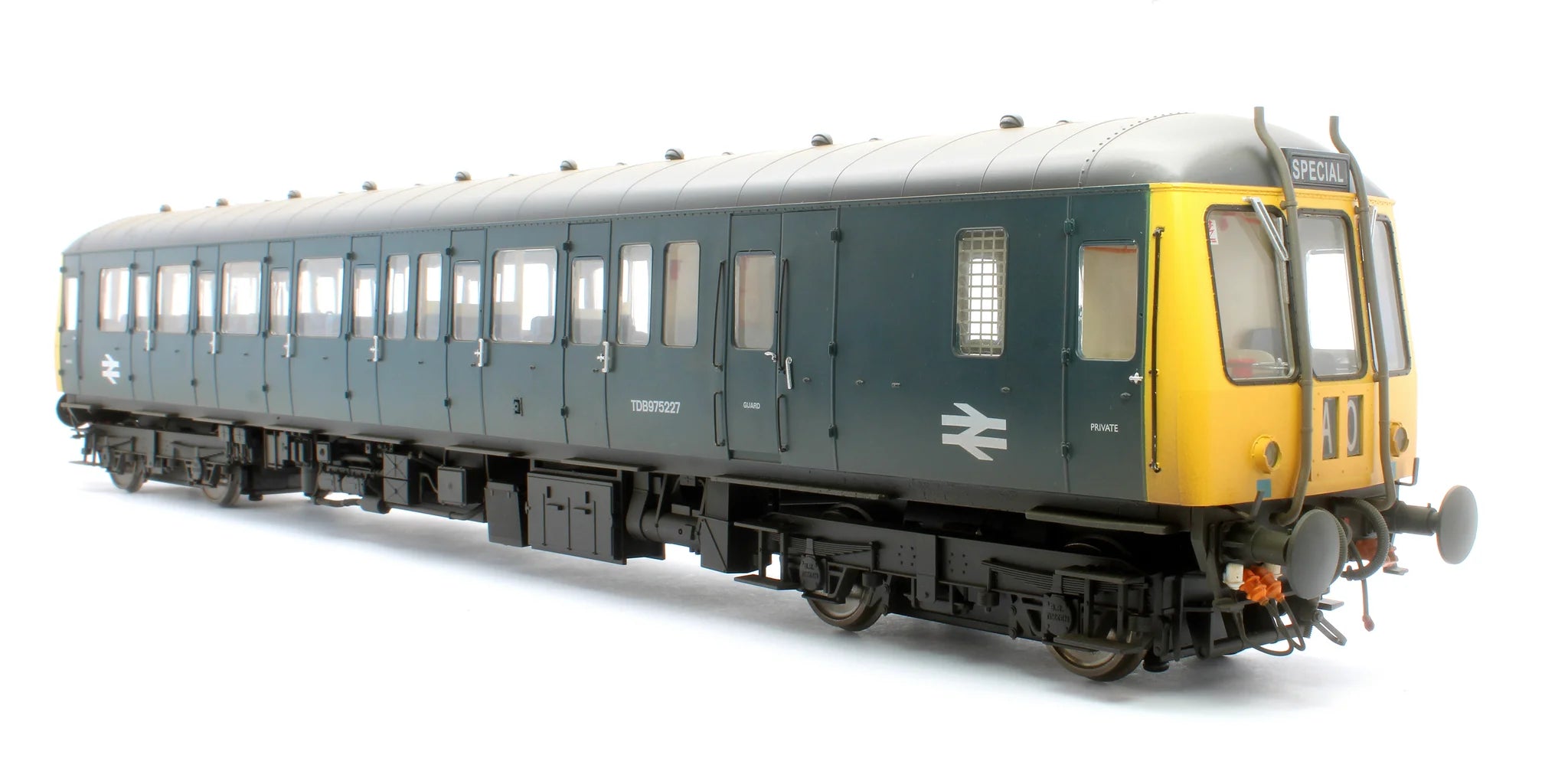 Class 122 - BR Blue - TDB975227 - O Scale - Weathered