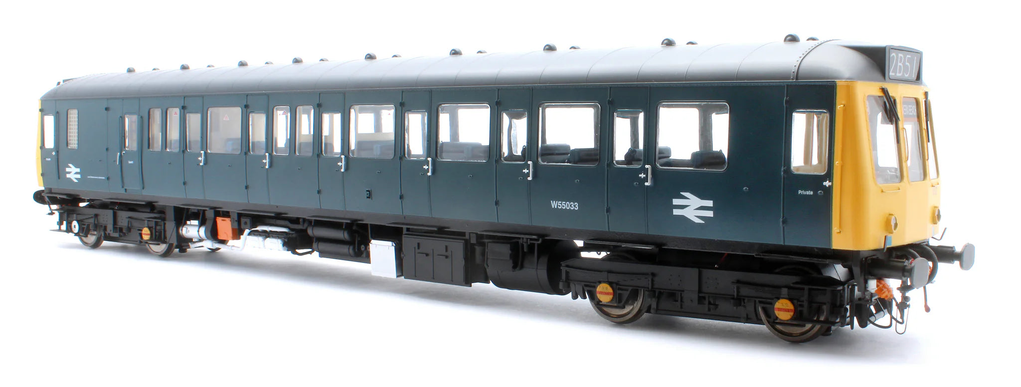 Class 121 - BR Blue - W55033 - O Scale