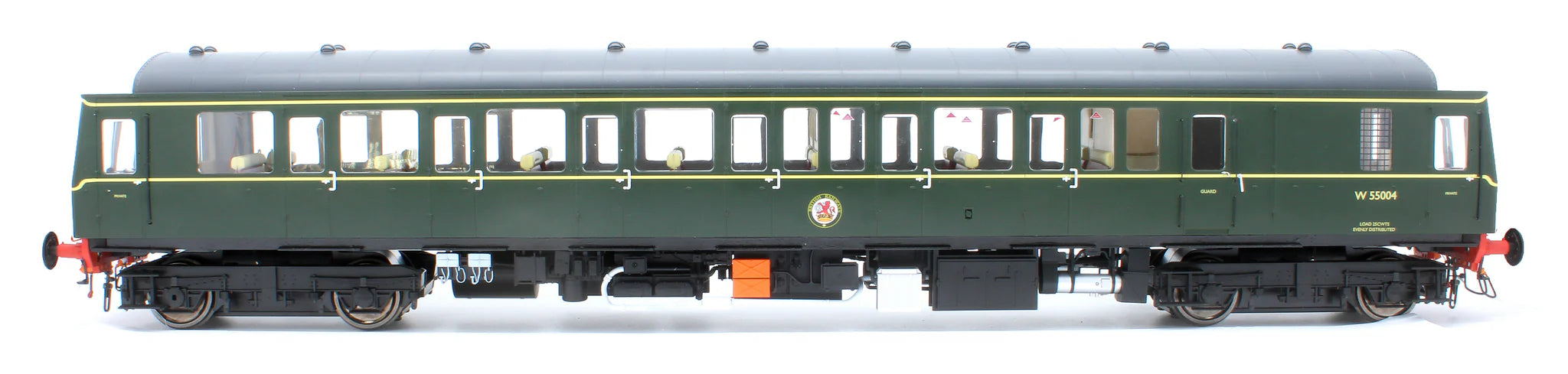 Class 122 - BR Green - W55004 - O Scale