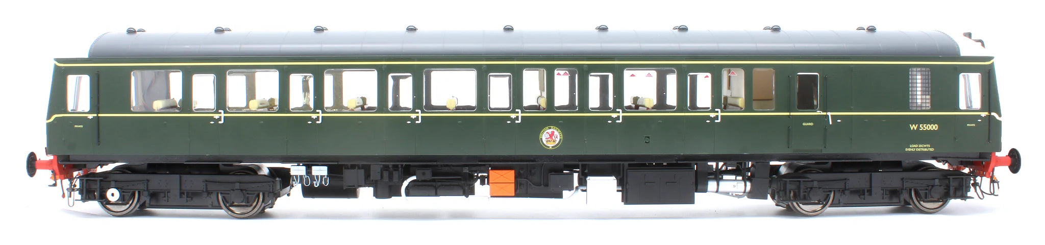 Class 122 - BR Green - W55000 - O Scale