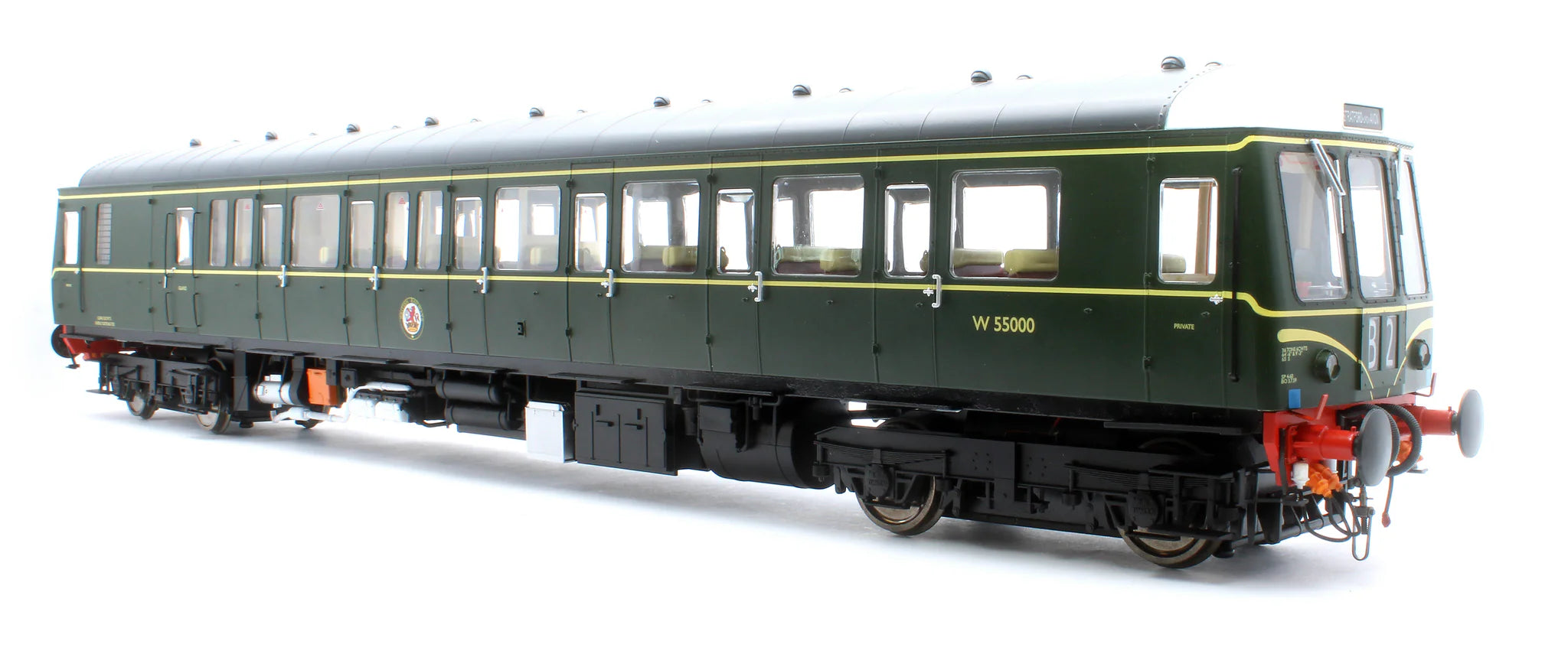 Class 122 - BR Green - W55000 - O Scale
