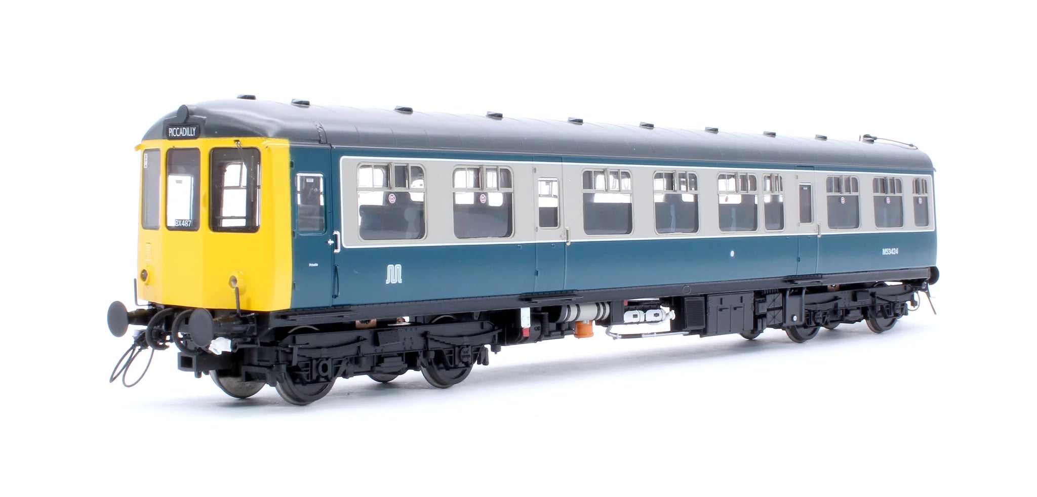 Klasse 104 - BR Blå/Grå - BX487 - M53434+M59207+M53424 - OO Skala