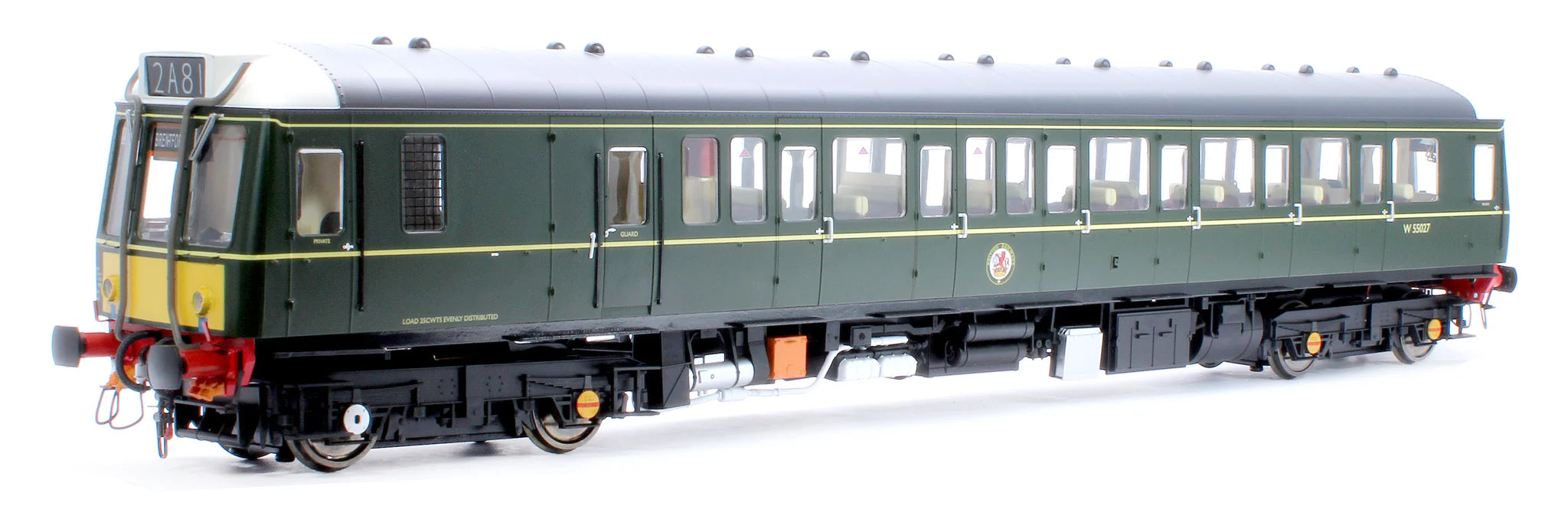 Class 121 - BR Green - W55027 - O Scale