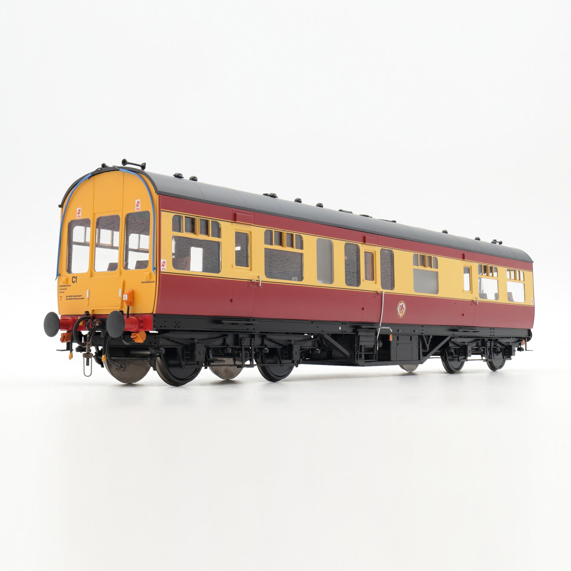 LMS Inspektionssalon - BR Krimson/Creme - Unummereret - O Skala
