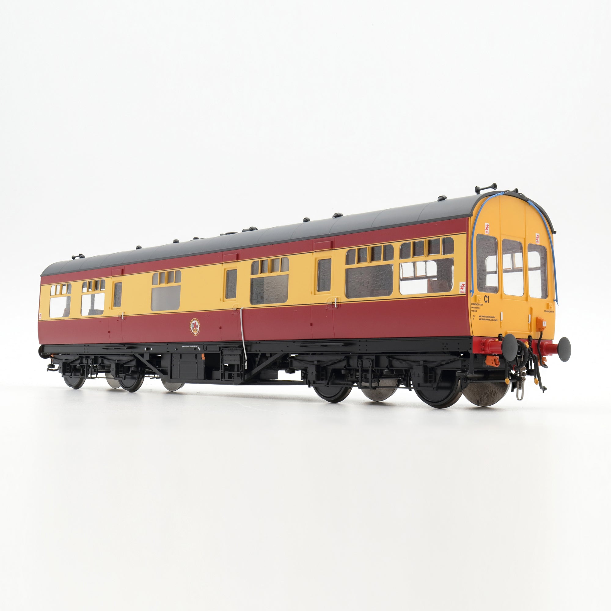 LMS Inspektionssalon - BR Krimson/Creme - Unummereret - O Skala