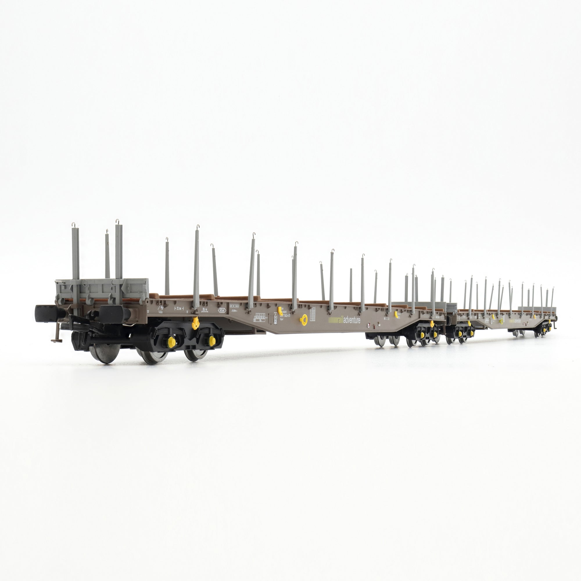 Cargowaggon Flat - RailAdventure - Pair - OO Scale- Twin Pack