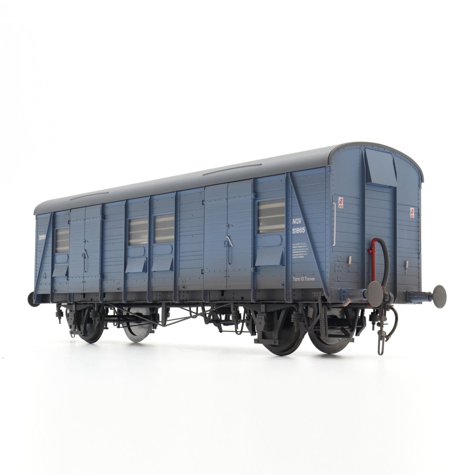 Southern PMV - BR Blue - S1865 - O Scale - Weathered