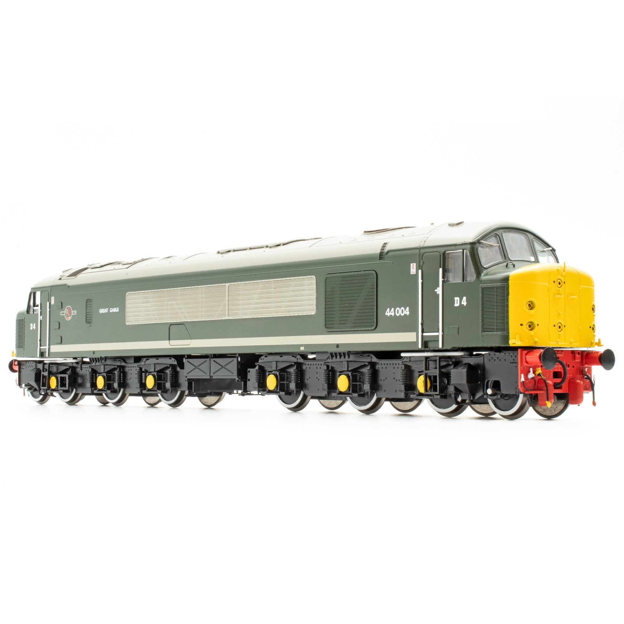 Klasse 44 - BR Grøn (Fuldt Gule Ender) - D4/44004 - OO Skala