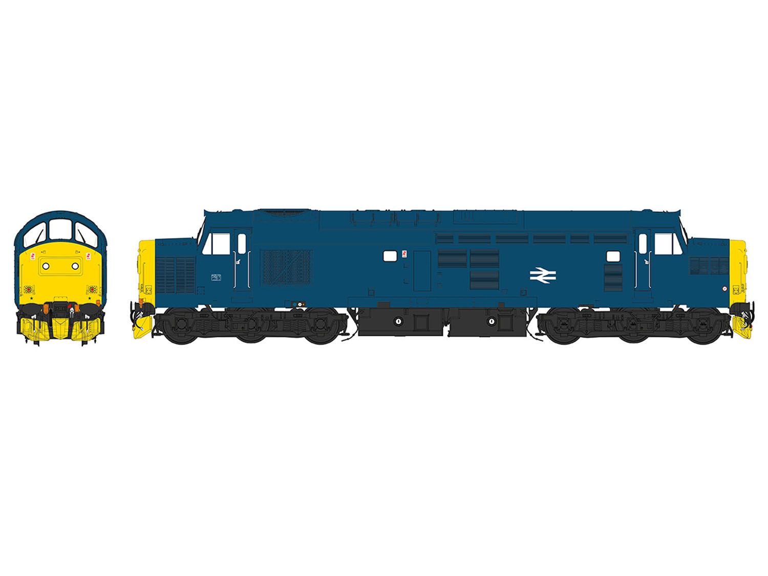 Class 37 - BR Blue - Unnumbered - O Scale
