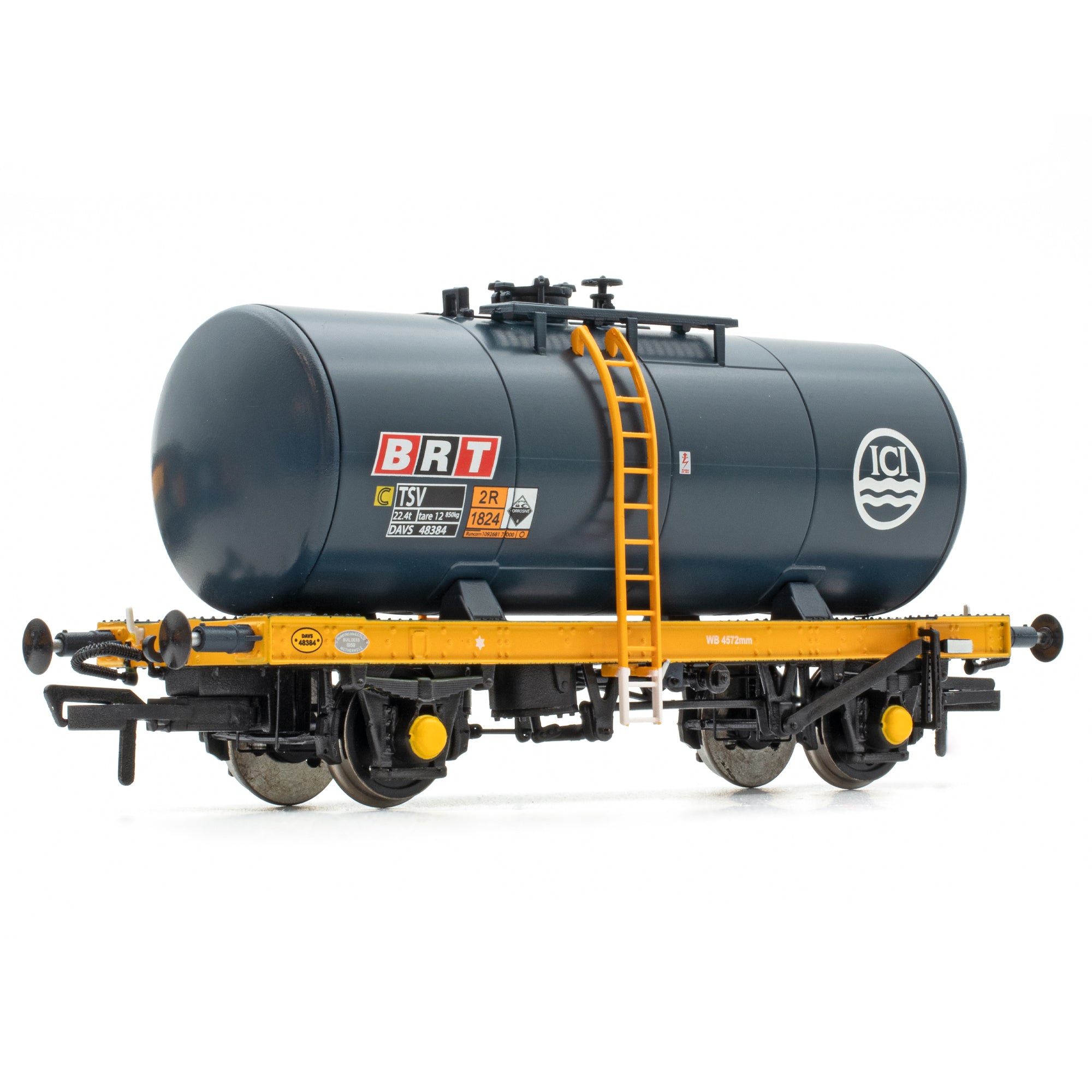 35t ‘B Tank’ ICI Blue/Orange No.384 - OO Scale