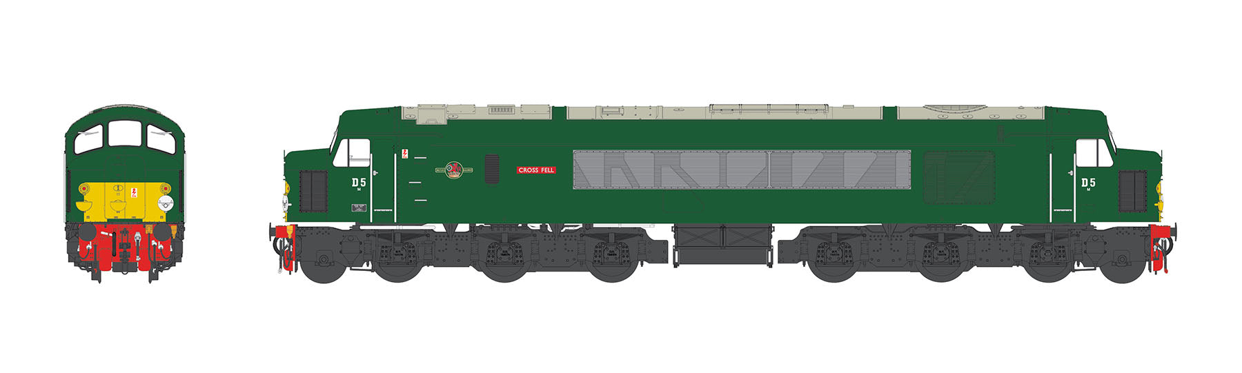 Klasse 44 - BR Grøn - D5 - OO Skala