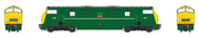 Class 42 - BR Green (Full Yellow Ends) - D808 - OO Scale