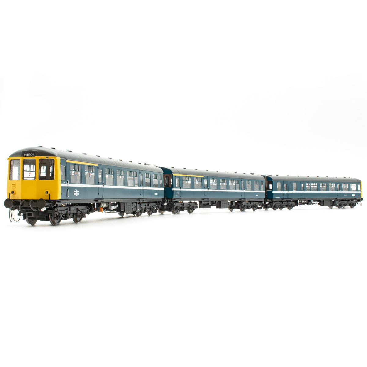 Klasse 104 - BR Blå (Hvid Stribe) - M50472+M59180+M50524 - OO Skala