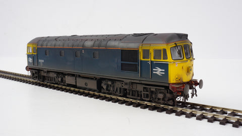 Class 33 BR blue 33023 (grey roof) - WEATHERED